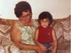 Missy and her grandmother Jennie in East Haven in the early 1980s. 