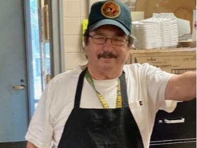 For more than 40 years, VFW commander Larry Santamaria has been feeding Guilford folks. From his catering, concessions, the VFW, town parks and recreation events and Meals on Wheels. 