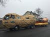 Patch found the Planters NUTmobile and the Oscar Mayer Wienermobile parked in a New Haven neighborhood Friday morning before they headed out to visit different locations. 
