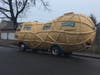 Patch found the Planters NUTmobile and the Oscar Mayer Wienermobile parked in a New Haven neighborhood Friday morning before they headed out to visit different locations. 