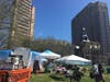 Vaccine clinic on New Haven Green. 