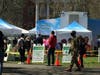 Vaccine clinic on New Haven Green. 