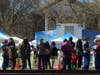 Vaccine clinic on New Haven Green. 