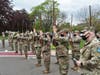 The Guard member salute.