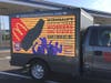 Union vehicle at the I-95 service plaza McDonald's in Branford. 