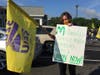 Striking Branford I-95 service plaza McDonald's workers 