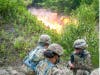 In June 2020, soldiers assigned to the 250th Multi-Role Bridge Company detonate breach charges during a training event at Stones.