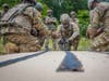 U.S. Army Spc. Christian Diaz, an engineer assigned to the 250th Multi-Role Bridge Company, prepares a breach charge during a training event at Stones Ranch Military Reservation in Easy Lyme, Connecticut, June 15, 2020. 