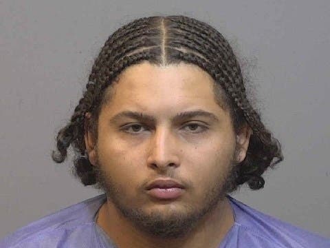 Hector Delgado, 18, was charged with possession of a pistol without a permit, possession of a high-capacity magazine, weapon in a motor vehicle, second-degree larceny, third-degree criminal mischief, interfering with police, and traffic infractions.  