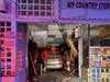 East Haven firefighters were summoned to 677 Main St., location of My Country Store, at 5:30 a.m. and found a car “buried deep” into the building, fire chief Matt Marcarelli told Patch. 