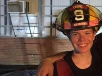 Caroline Schollaert, a former member of the Indian Neck/Pine Orchard Volunteer Fire Co. 9, was shot and killed in Florida. 
