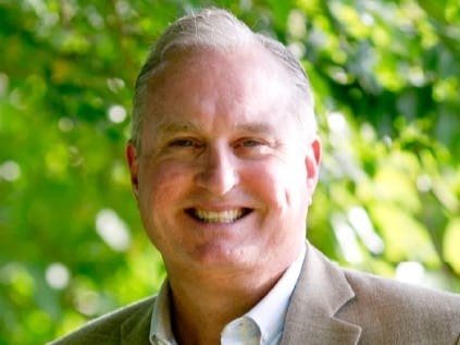 Independent Noel Petra, 50, is running for Board of Education in Guilford.