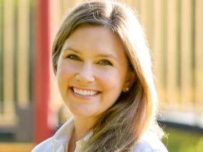 Independent Kristy Faulkner, 40, is running for Board of Education in Guilford.