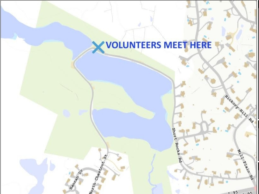 Map of the Branford Supply Pond