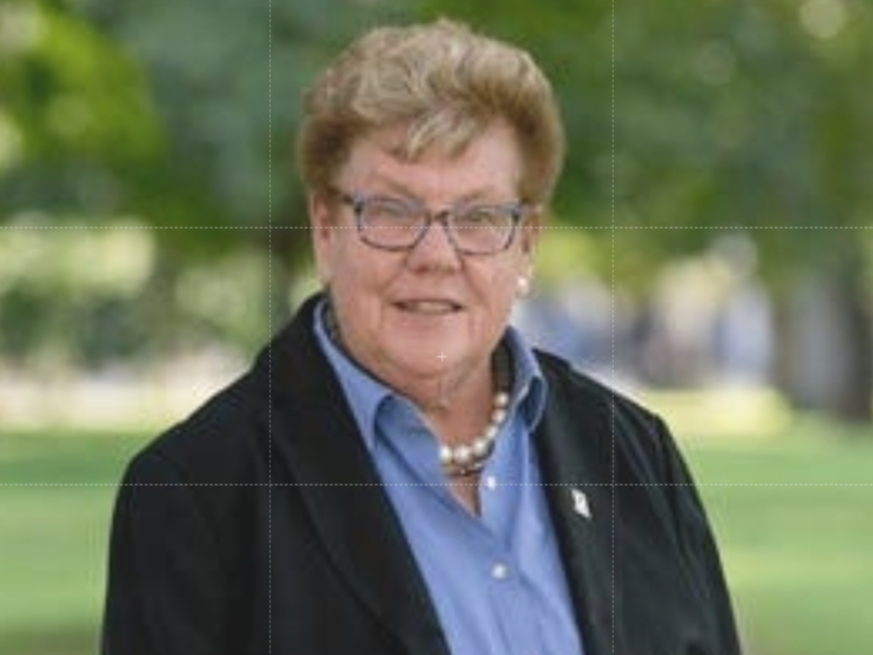 Democrat Sandra Ruoff, 74, is running for Board of Selectmen in Guilford.