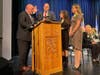 East Haven Mayor Joseph A Carfora was sworn in to a second term in office. The boards of finance, education and the town clerk also took the oath of office. 