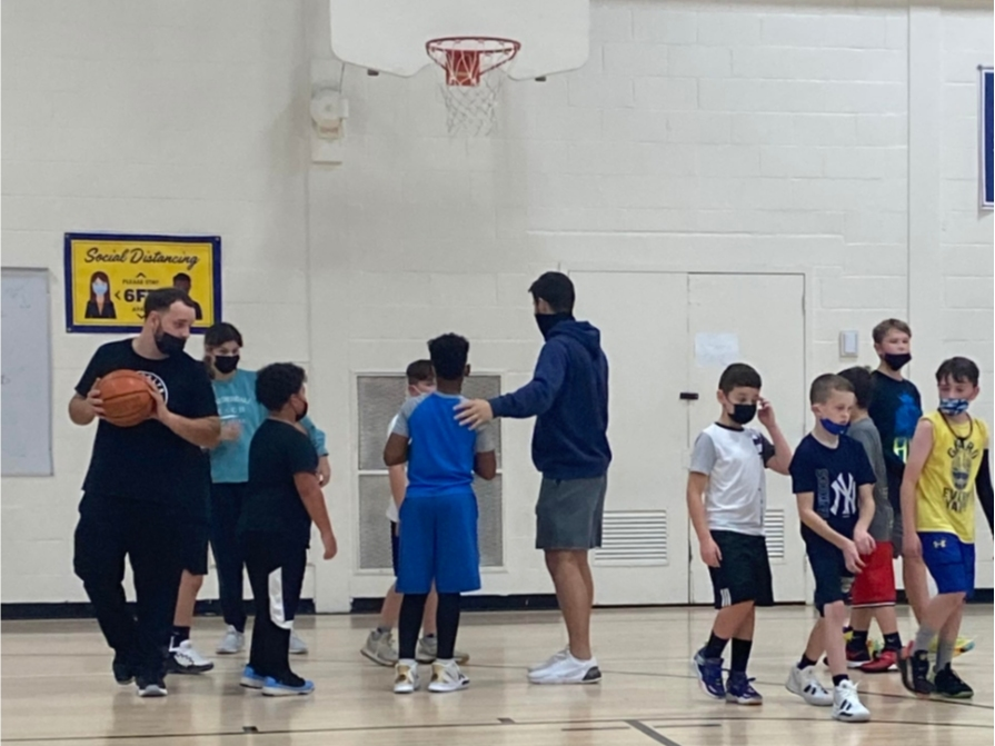 The fifth grade boys Sal Tinari Biddy Basketball team hopes to raise enough money for uniforms and to cover team fees. 
