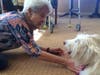 Reaching out and getting love in return.