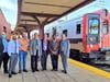 The CT DOT tweeted a shout-out to commissioner Joe Giulietti, Public Transportation Bureau Chief Rich Andreski, Rail Administrator Rich Jankovich, "and the entire CT DOT team who worked tirelessly to bring M8 Electric Trains to Shore Line East." 