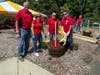 KeyBank employees volunteered at the Soundview YMCA in Branford, part of the company's 31st annual Neighbors Make the Difference Day. 