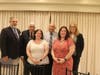 New Rotary officers, 2022-2023: Presenter Michael Perry, Assistant District Governor, President Elect Bill Richardson, Secretary Ashley Lesco, Sergeant of Arms, Joseph Esposito, President Tammy Afragola and Treasurer Elizabeth Esposito