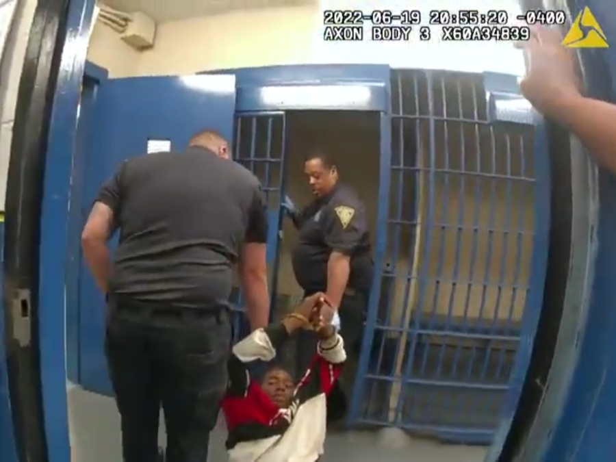 Richard "Randy" Cox, 38, whose neck was broken when he went flying in a seatbeltless police van  headfirst into the van wall, paralyzing him. And once the van pulled into the jail, cops there manhandled him, ignoring his pleas that his neck was broken.