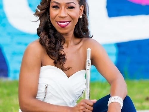 As part of the popular series 'Branford Jazz,' Billboard magazine chart-topping jazz flutist Kim Scott will perform next Thursday, July 14 at 6:30 p.m. on the Branford Town Green. 
