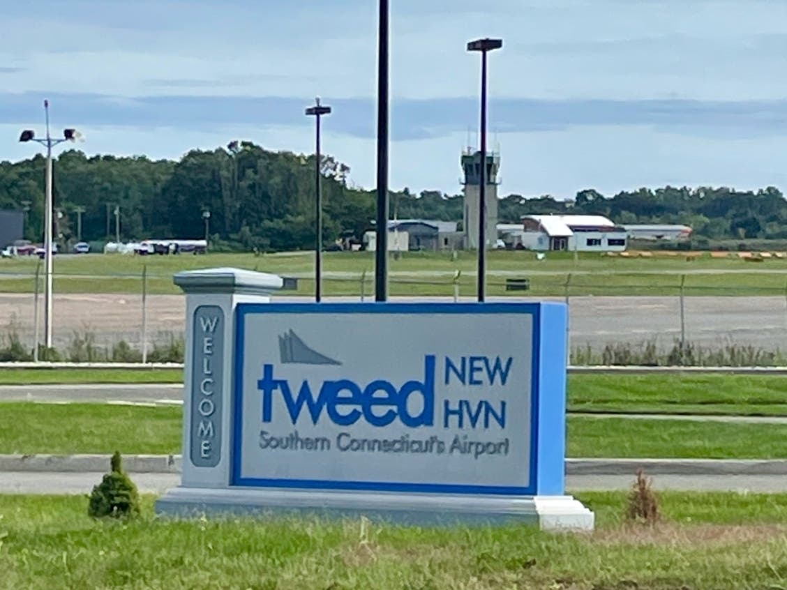 East Haven Mayor Joseph A. Carfora says expansion of Tweed New Haven Airport terminal and facilities will mean "that the majority of jet parking, all flight arrivals and departures, along with all passenger parking be placed on the East Haven side." 