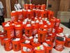 Go-buckets used for schools that have the ALICE program have been filled with rope to tie a door closed, journals for notes, tarps for covering/privacy, first aid kits, duct tape, water bottles, granola bars, a flashlight, a whistle, among other items.