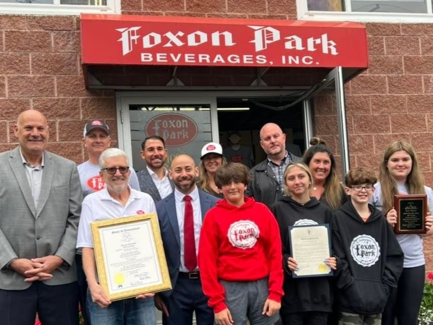 "Throughout its astonishing 100 years of operation, Foxon Park continues to be served and enjoyed by a loyal following in homes and restaurants everywhere," East Haven Mayor Joseph A. Carfora noted. "This is no small feat." 