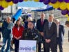 Avelo, Tweed, town, city and state officials honor fallen CT soldier Army Reserve MSG Michael Clark at the 1-year anniversary of the airline at Tweed New Haven Airport. 