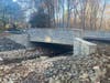 Construction began in June, but it's been years in the making. The Heatherwood Drive bridge over Camp Laurelwood Brook is finished. And looking great. 