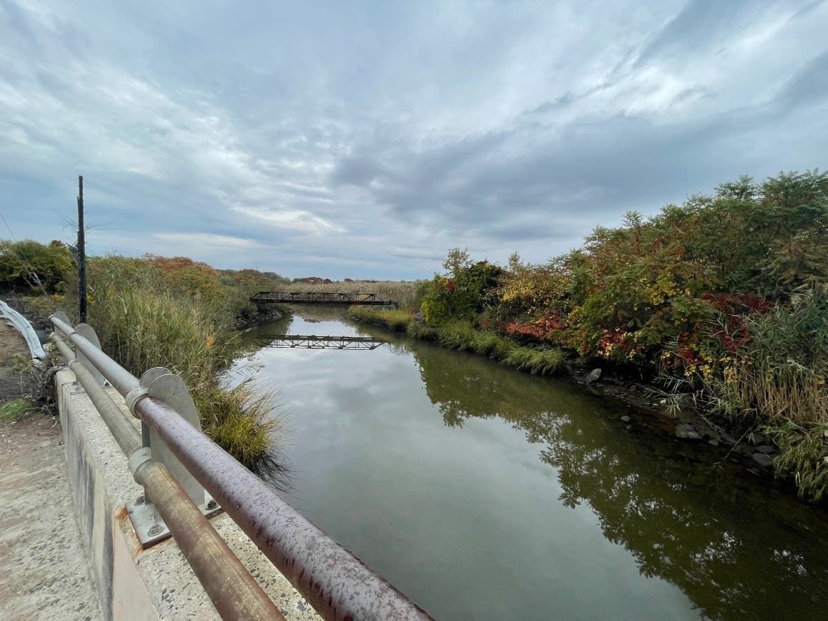 In late fall 2022, Patch took a tour of the area surrounding Tweed on both the East Haven and New Haven sides to include a look at the wetlands, tidal marshes, creeks, brooks, and shoreline evacuation areas.