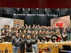 The full cast and crew of the Walsh Intermediate School production of "Guys and Dolls."