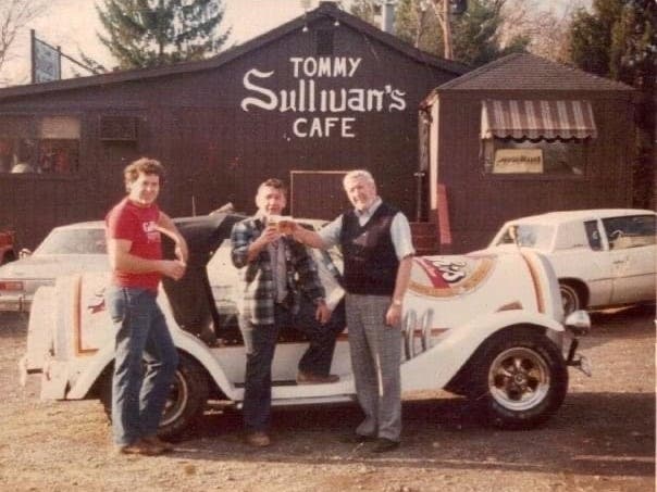 Back in the day: Tommy Sullivan, Billy Ryan of Jeanie Ryan’s Cafe, and Lenny Conlan.