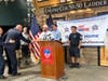 A "remarkable collaboration" between the town, Building Homes for Heroes, the New York Fire Department 343 Ride and JPMorgan Chase.