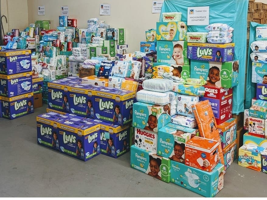 As noted by Bare Necessities, "Diapers aren’t covered by SNAP or WIC, yet they’re required for daycare and cost families up to $100 a month."