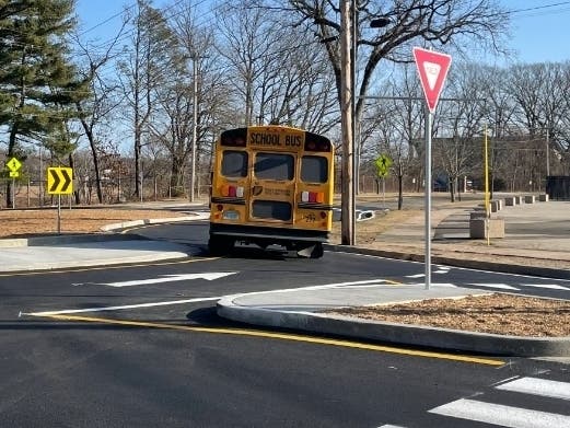 Elicker and New Haven Public School students and educators boarded school buses early Wednesday morning headed for the State Capitol.