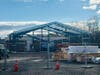 The steel framing is already visible, "illustrating the scale of the addition and how it will relieve the cramped, outdated Main Street headquarters and remove equipment currently stored outdoors or in leased containers," East Haven's fire chief said. 