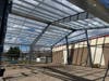Interior framing of Foxon Fire Station