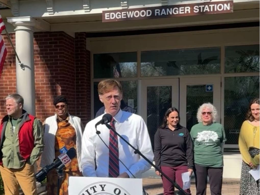The upgrades to the ranger station—one of four ranger stations in the city—build on over $700,000 of other recent improvements to Edgewood Park, including an updated Coogan Pavilion, an expanded skatepark, and an installed MidBridge water crossing.