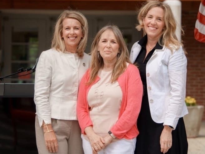 State Senator Christine Cohen (D-Guilford), State Representatives Robin Comey (D-Branford) and Moira Rader (D-Guilford).