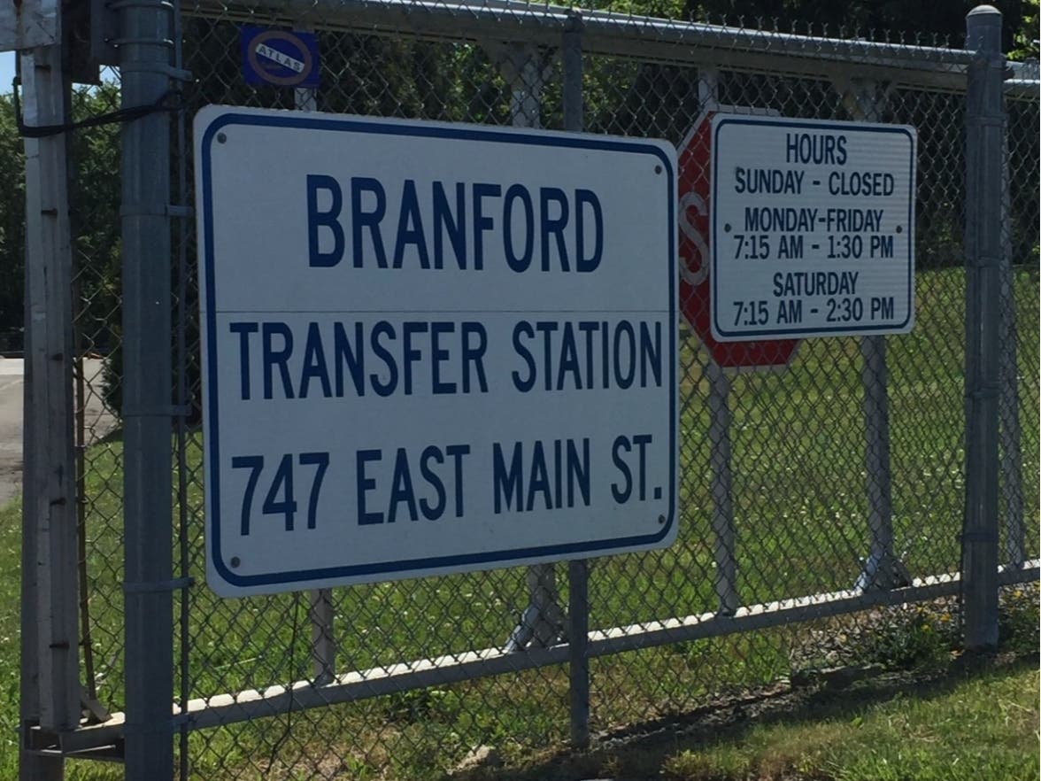 "In adherence to safety protocols, no one is allowed to enter the back of the property while the machine is running. Therefore, we cannot accept leaves or brush drop-offs during this time," the Branford Dept. of Public Works noted.