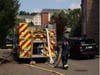 Rose Hill Apartments is a 39-unit residential building that is home primarily to older residents,” the department noted in a news release. The fire originated in the living room of a third-floor apartment.