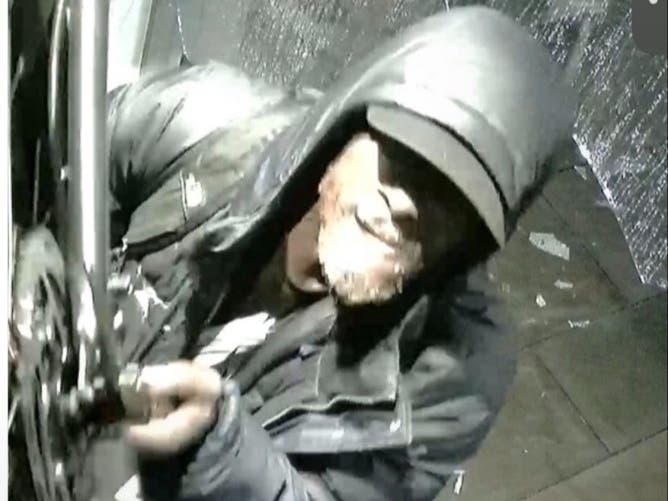 Police say this person burglarized College Street Cycles in the overnight hours of Aug. 6 by breaking a window, getting inside the shop, and stealing bikes worth $8,000.
