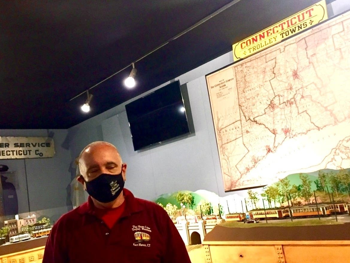 During the height of the pandemic, John Proto was determined to keep the lights on at the Shoreline Trolley Museum in East Haven.