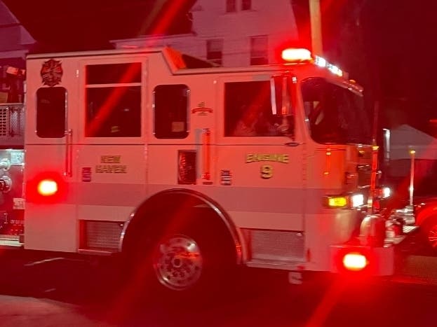 A 35-year-old Hamden man who'd crashed his motorcycle into Beaver Ponds was rescued by firefighters, ambulance EMTs, and bystanders: NHPD.