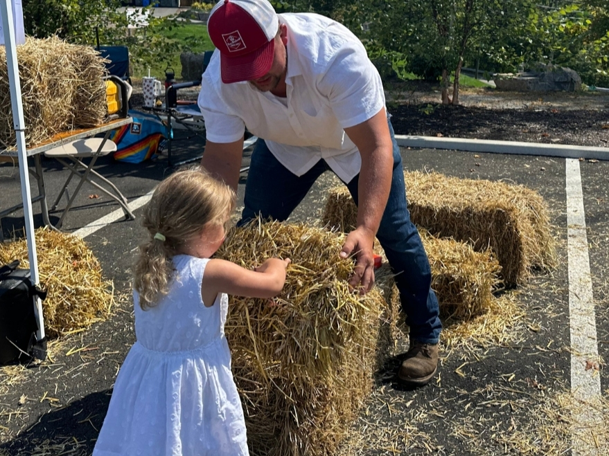 Activities and resources include arts and crafts, family games, face painting, pizza, popcorn, and cotton candy, a community resource fair, opportunities for neighbors, families, and community partners to connect.
