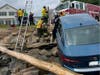 The vehicle was removed by United Towing, and, the fire department noted, crews also confirmed there were no fluids or other contaminants released into the Long Island Sound.