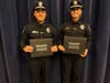 Officer Joe DiNatale, Officer Rachel Wallinger, and Officer Francisco Ortiz (not pictured), were recognized with MADD Awards for their outstanding efforts in impaired-driving enforcement.